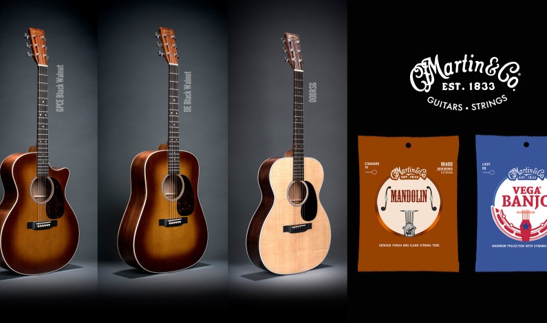 Martin Guitar Introduces Two Walnut Guitars, A New Road Series Guitar, And Two Monel® Bluegrass String Products At 2018 Summer NAMM