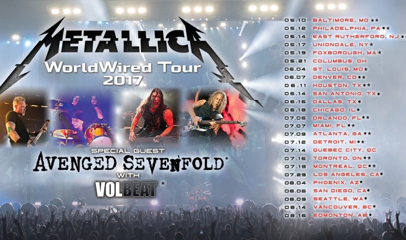 Metallica Announce The WorldWired 2017 North American Tour