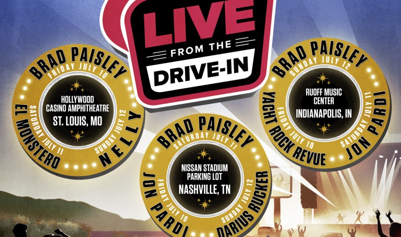 Brad Paisley To Headline Live Nation’s First Ever ‘Live From The Drive-In’ Concert Series