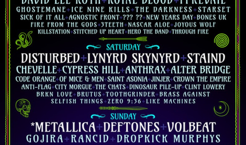 Epicenter 2020: Music Lineup Announced: Metallica, Disturbed, Lynyrd Skynyrd, Deftones, Godsmack, Volbeat, Staind, Papa Roach & Many More