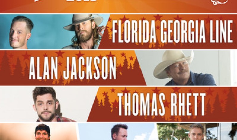 Florida Georgia Line, Alan Jackson, Thomas Rhett and Many More Confirmed for Seventh Year of Boots and Hearts