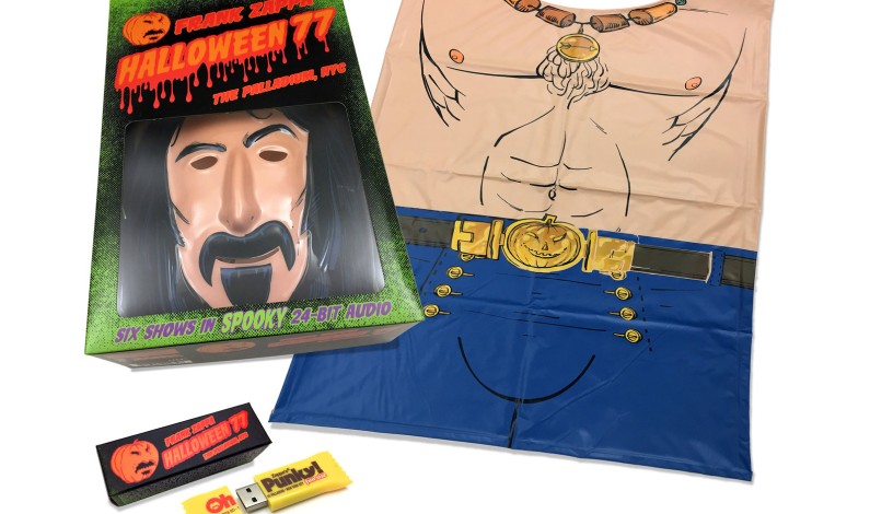 Frank Zappa’s Legendary Halloween NYC 1977 Residency To Be Released As Massive “Halloween 77” Costume Box Set Featuring 158 Tracks On USB Drive In 24-Bit Audio And Retro Zappa Mask And Costume