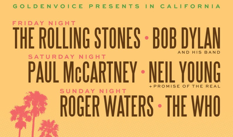 Mega Concert Announced – The Rolling Stones, Paul McCartney, The Who, Bob Dylan,  Roger Waters, Neil Young & Promise of the Real