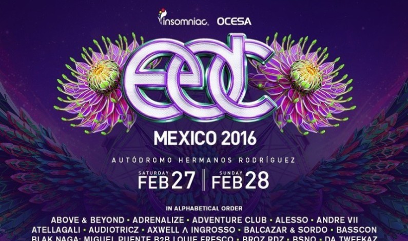 3rd Annual Electric Daisy Carnival, Mexico Reveals Full Artist Lineup