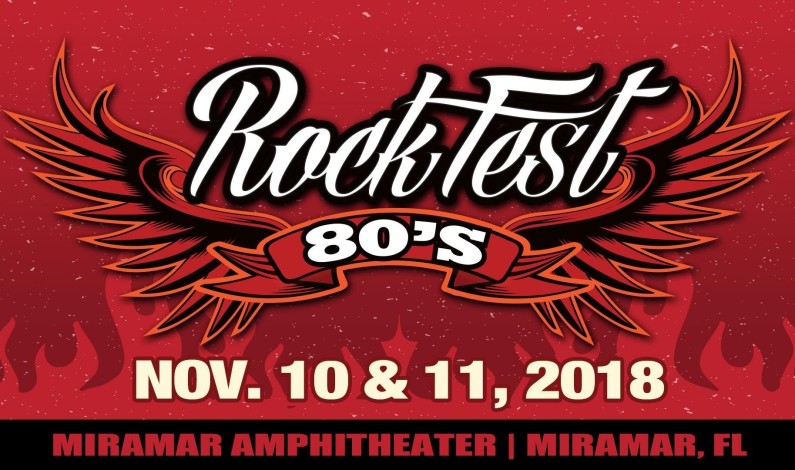 Rockfest 80’s Nov 10 & 11, 2018