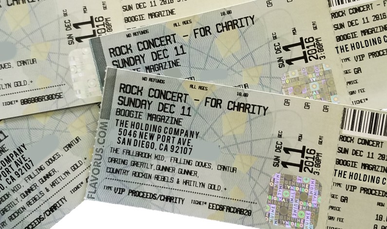 Win Pair of Tickets for the “Rock Concert For Charity”