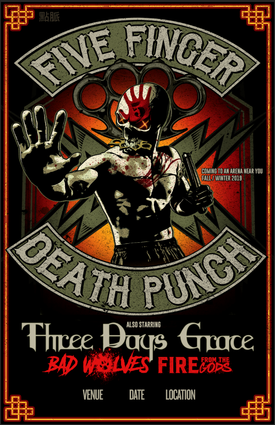 five finger death punch tour 2019