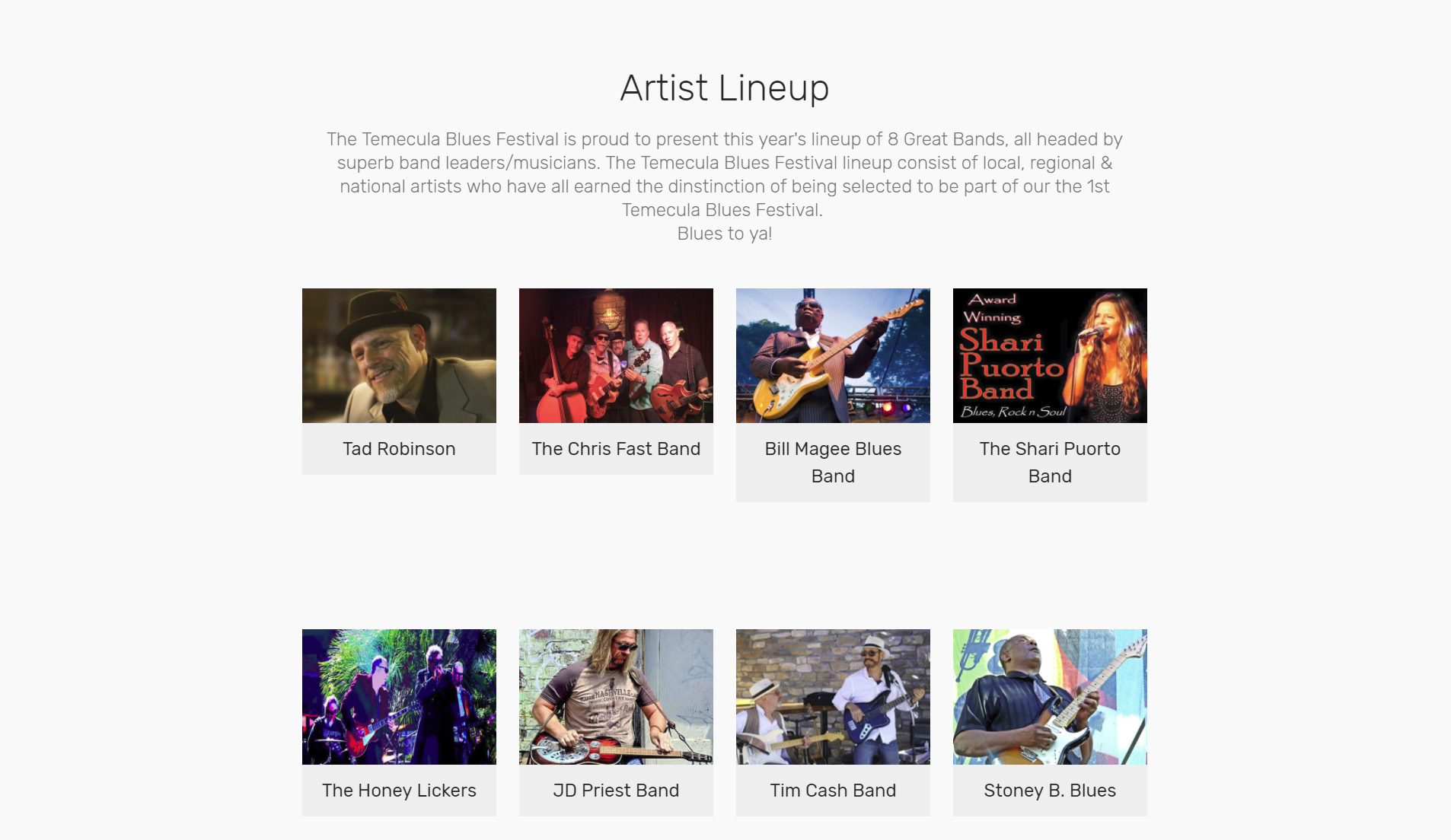 Temecula Blues Festival_Lineup
