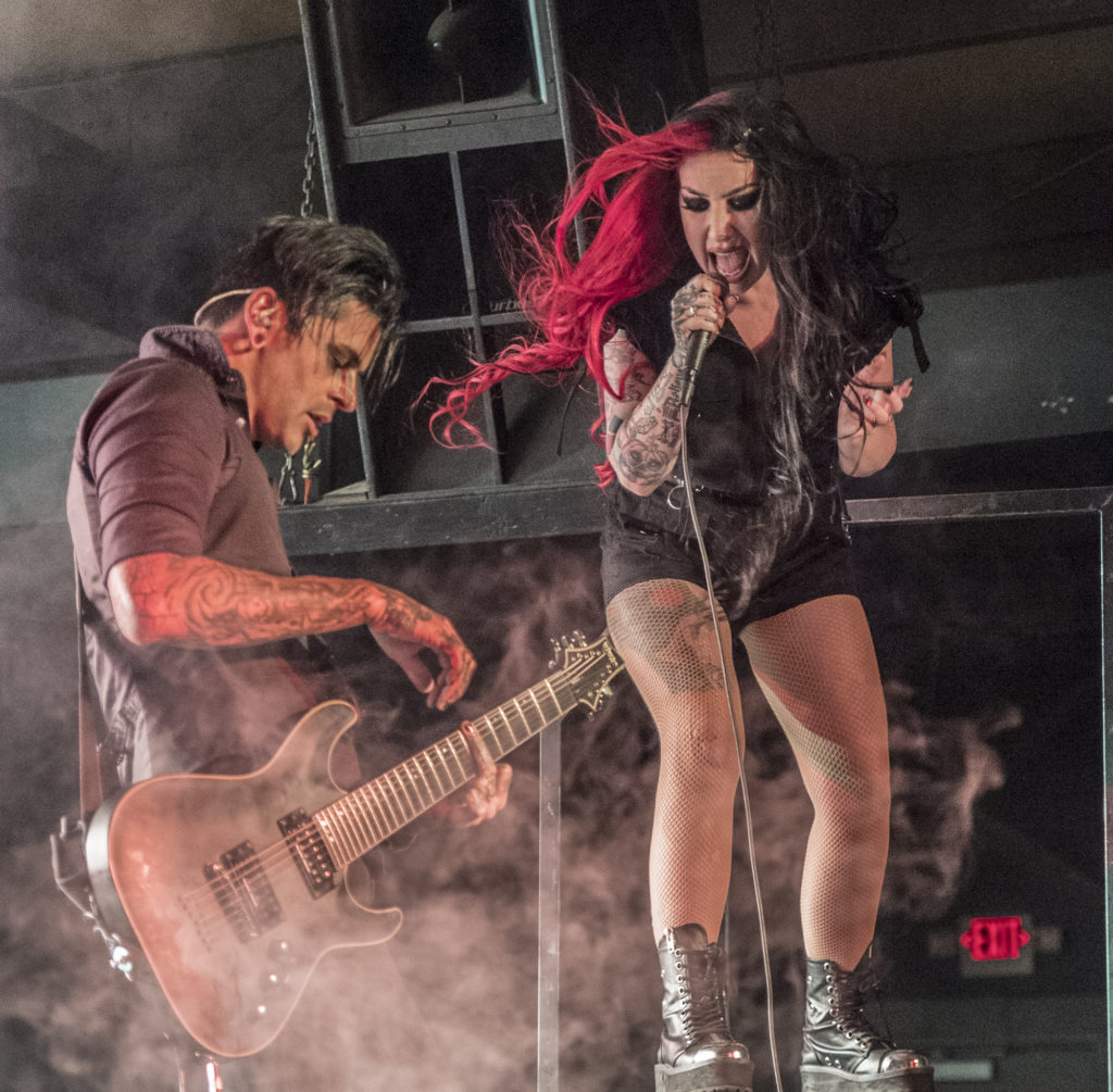 The band |as of last new year's eve eve, at a gig at the… New Years Day - Come to Me - BackStage360.com